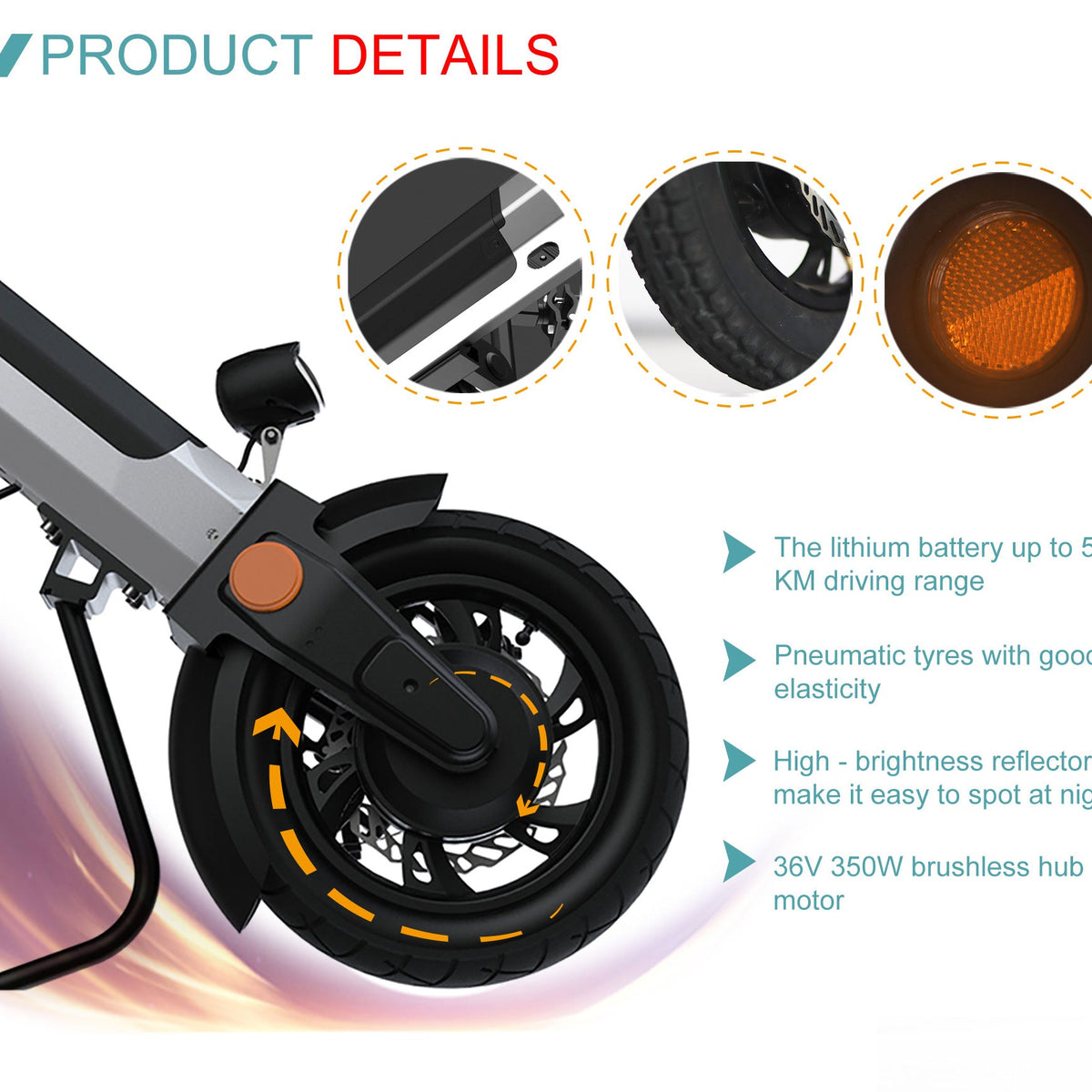 Commuter Electric Handbike Handcycle for Manual Wheelchairs