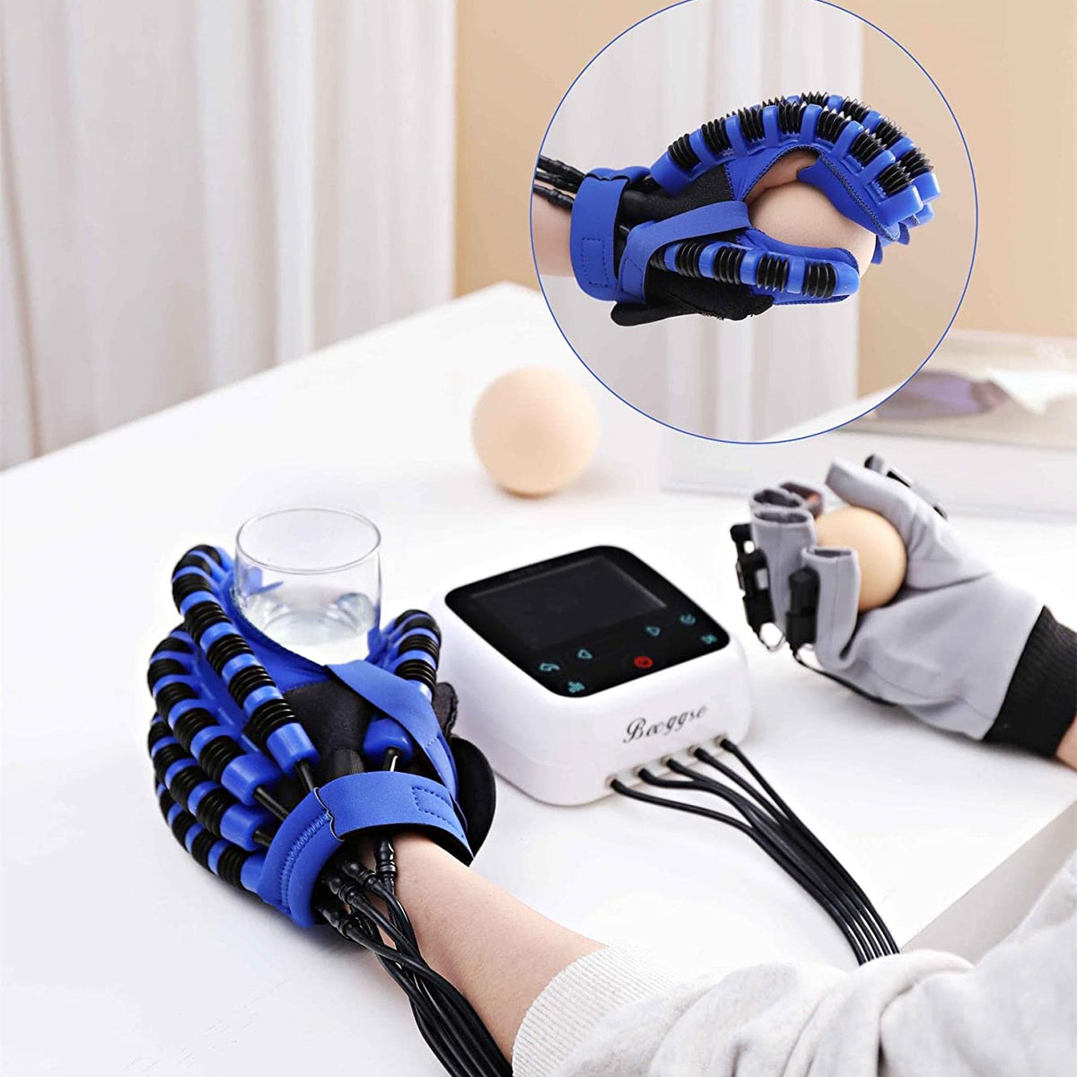 Robotic Rehabilitation Exoskeleton Glove for Stroke and TBI