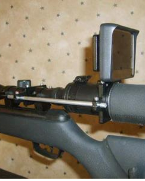 PowerShooter 또는 Sharpshooter 휠체어 건 마운트의 SCS LCD 소총 범위