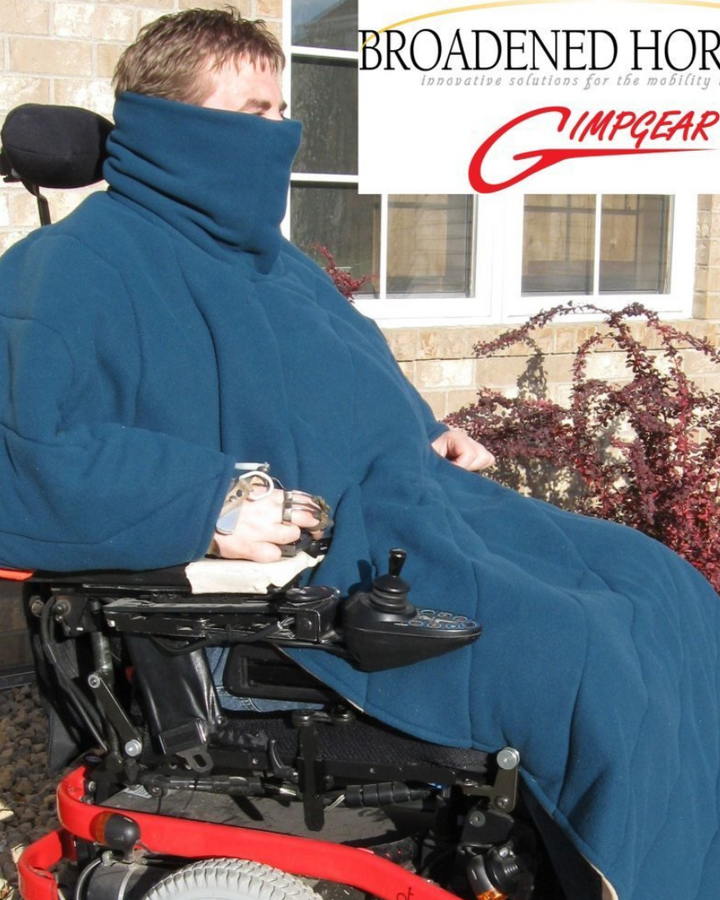 舒适外套 Polartec 超细纤维抓绒轮椅斗篷