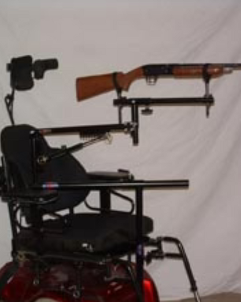 Montaje de pistola de silla de ruedas de movilidad de brazo limitado de armadura (envío estadounidense incluido)