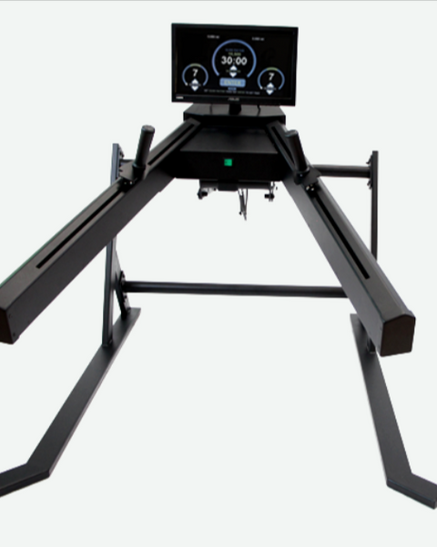 آلة التمرين VitaGlide التي يمكن الوصول إليها مع مقابض رباعية ثلاثية الدبابيس وقاعدة كرسي متحرك