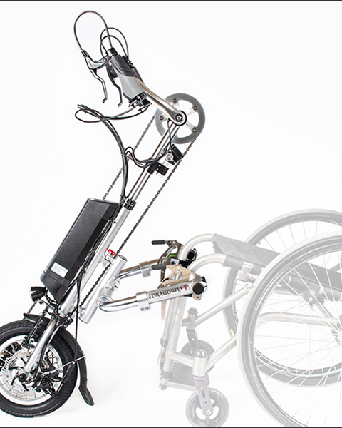 eDragonfly Power Assist Handcycle for Manual Wheelchairs