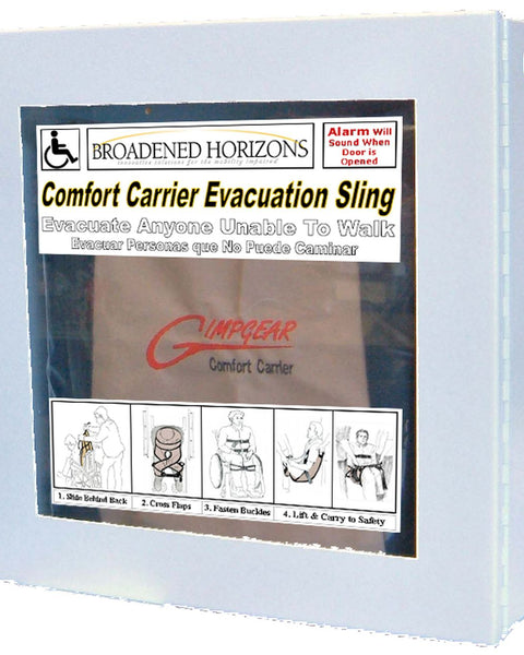 Comfort Carrier Evacuation Wall Cabinet - Broadened Horizons Direct