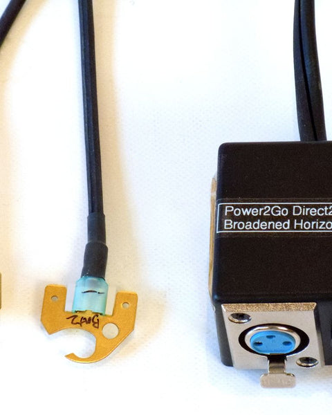 Power2Go 2nd Charging Socket Cable Kit - Goes Direct to Wheelchair Battery - Broadened Horizons Direct
