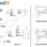 DIY Horizontal Twin (Single) Do-It-Yourself Mechanism, Plans Drawings, & Assembly Instructions - Broadened Horizons Direct