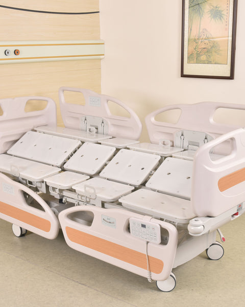 Horizonal Lateral Rotation 5 Function Hospital Bed with 33 x 77 inch Mattress - FREE Continental USA Shipping - Broadened Horizons Direct