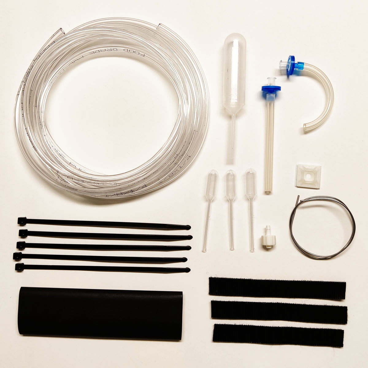 Sip-n-Puff Tubing Kit with Mouthpieces, & Accessories - Vacuum Packed