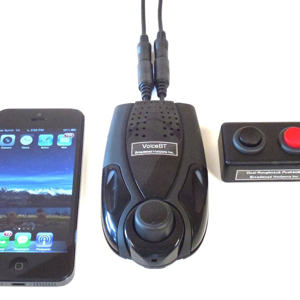 VoiceBT Switch Enabled Bluetooth Speakerphone Cell Phone Voice Dialer - Broadened Horizons Direct