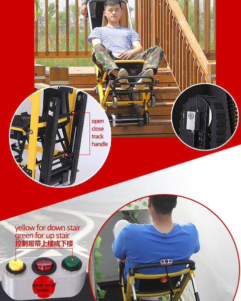 كرسي تسلق الدرج الكهربائي - الإخلاء ، صعود الطائرات والقوارب