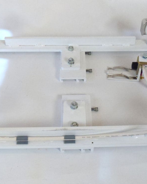핸디 케어 XY 갠트리 충전 도크 엔드 스톱이있는 수동 트래버스 트롤리 쌍
