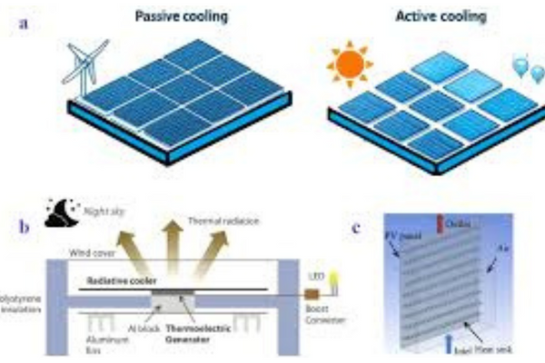 Solar DC-Direct Energy Storage in a Thermal Water Battery for Overnight Cooling