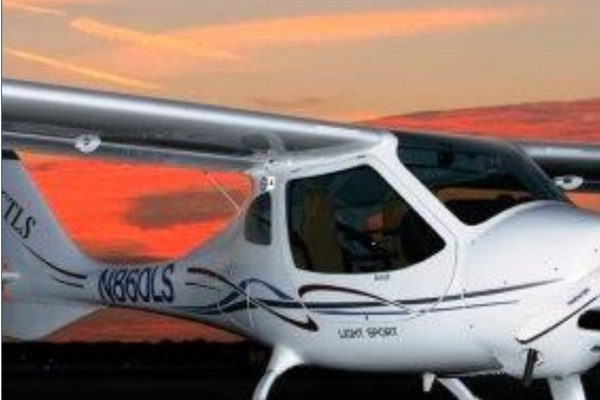 Flight Design CTLS Light Sport Aircraft with Factory Hand Controls