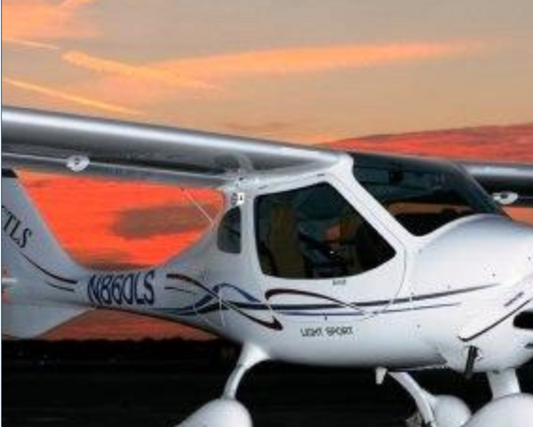 Flight Design CTLS Light Sport Aircraft with Factory Hand Controls