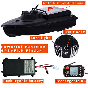 Freshwater Fish Hunter GPS-Autopilot Drone Fishing Boat with Sonar