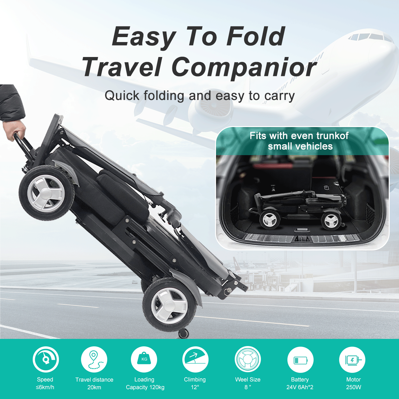 Electric Scooter (MA01) Mijo - Inclusive Inc