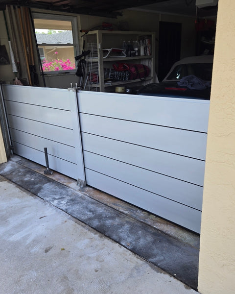 Aluminiumplanköversvämningsskyddssystem