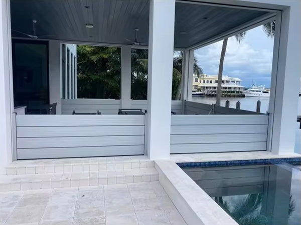 铝木板防洪系统