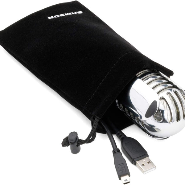 Meteor Mic USB Studio Condenser Microphone (Chrome) for Dragon