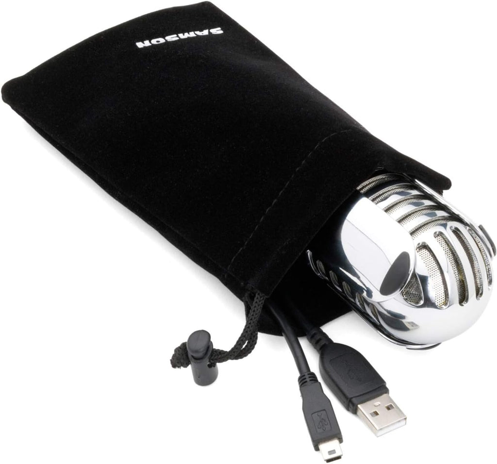 Dragon için Meteor Mic USB Studio Kondenser Mikrofon (Chrome)