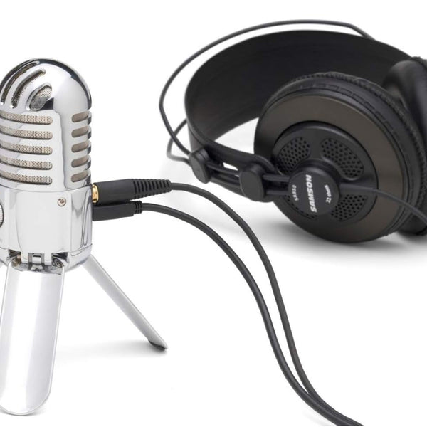 Meteor Mic USB Studio Condenser Microphone (Chrome) for Dragon