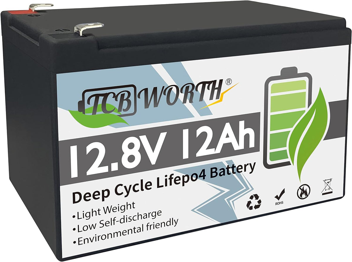 12V 5AH o 10AH LIFEPO4 Batería de litio, cargador y arnés de alambre para elevadores de techo de pacientes