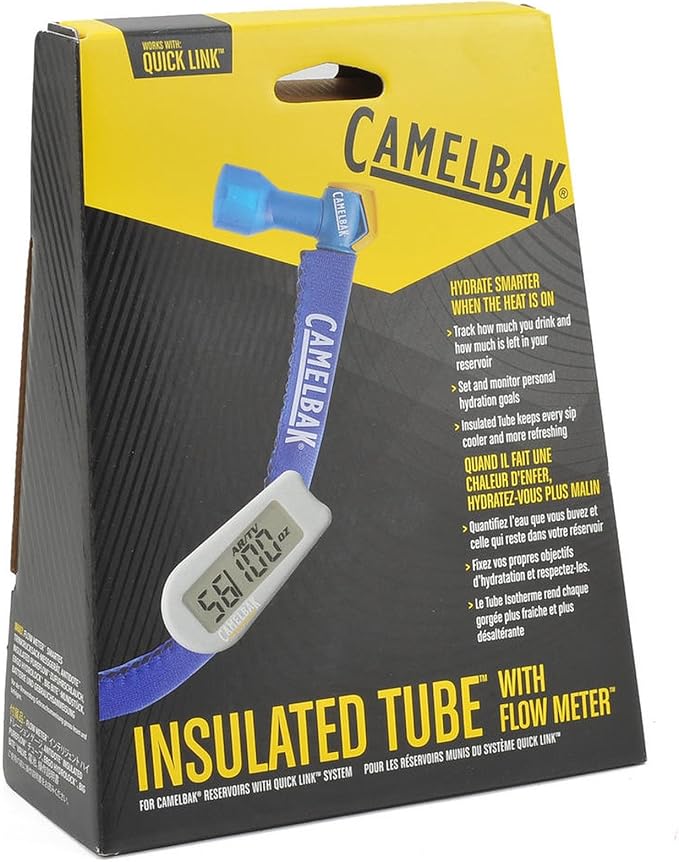 CamelBak insulated tube with flow meter packaging