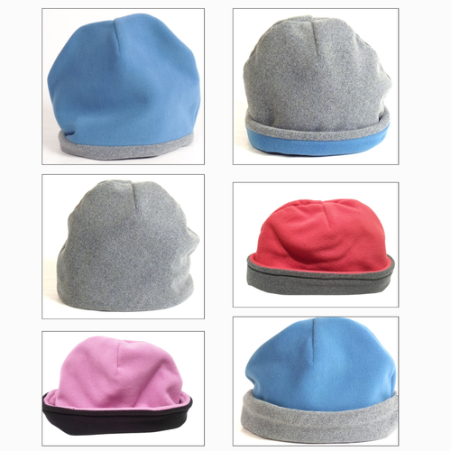 Comfort Hat - Reversible 2-Tone, 2 layer Polartec Microfiber Fleece - Inclusive Inc
