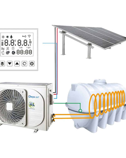 4I 48v DC waterverwarmer of hydronische koelmachine-warmtewisselaar