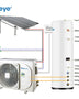 4I Solar DC/AC Hybrid Hydronic Air Source Air to Water Heater / Chiller Heat Exchanger