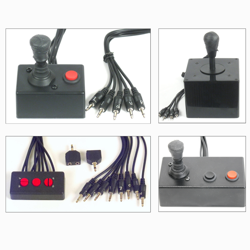 Digital 4-way Joysticks with (5) 3.5 mm plugs for Xbox Adaptive Game Controller - Inclusive Inc