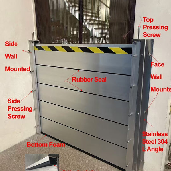 铝木板防洪系统