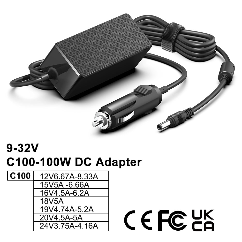 Power2Go 12V DC 5.5x2.1 Adapter zasilania dla 3-pinowego gniazda ładowania wózka inwalidzkiego