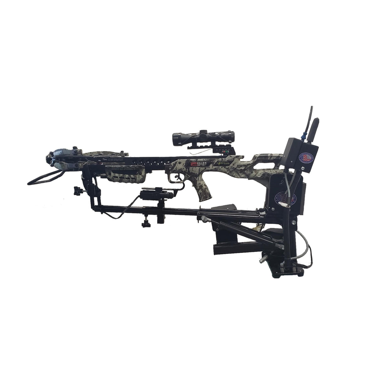 PowerShooter המופעל על אקדח Mount PKG עבור C1-C5 Quadriplegics