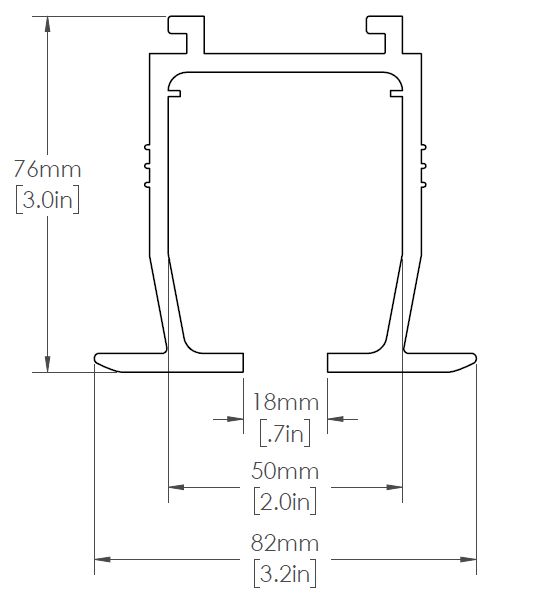 Trilha de teto para elevadores de teto do paciente por Handicare, Arjo (e a maioria das marcas)