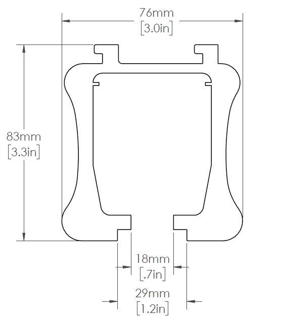 Trilha de teto para elevadores de teto do paciente por Handicare, Arjo (e a maioria das marcas)