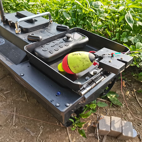 Fish Hunter Drone Fishing Boat - Adaptivt fiskealternativ till gjutning - Valfri GPS Autopilot + Sonar Djup & Fish Finder