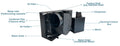 4I Marine Heat Exchanger Solar Air Conditioner - 48v / 24v / 12v DC Titanium Standalone - Inclusive Inc