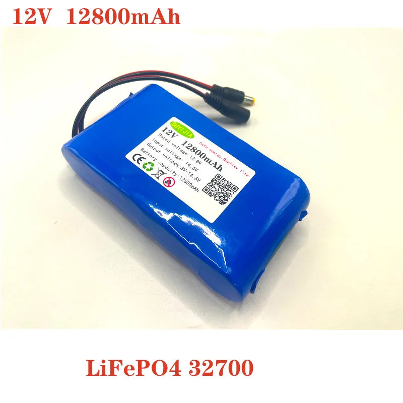 LifePo4 Battery & Charger Kit - 12V 3AH