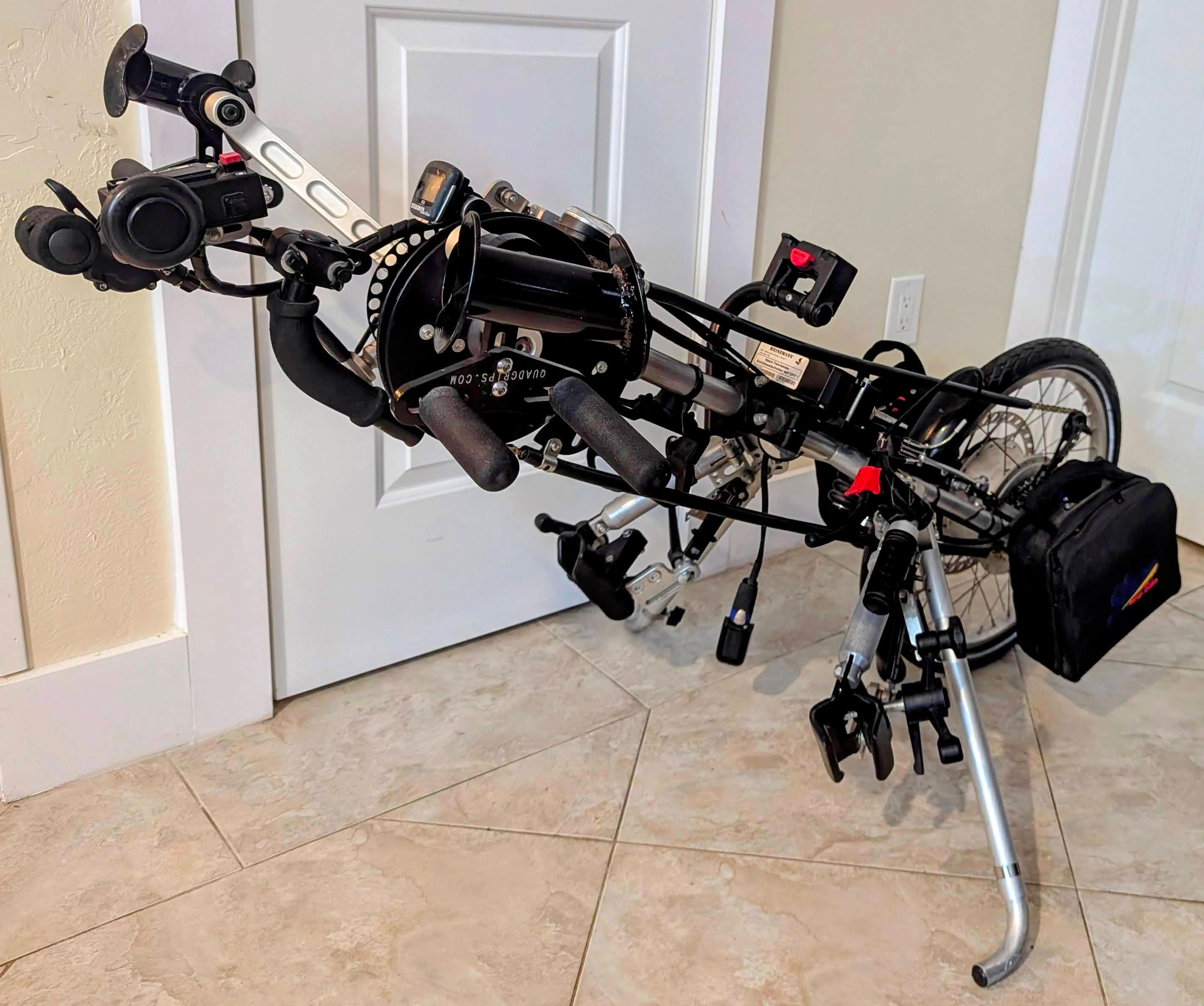 Stricker Lipo Smart Quadriplegic Power-Assist Handcycle with Boost
