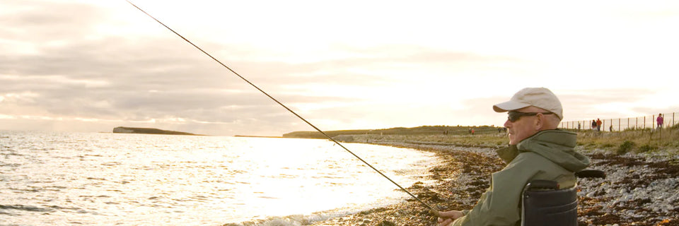 Fishing - One-Handed, Handsfree, & from Wheelchair Inclusive Inc Fishing - One-Handed, Handsfree, & from Wheelchair Inclusive Inc