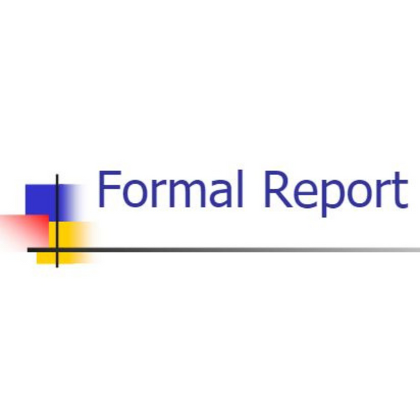 Formal Written Report documenting a Comprehensive Assistive Technology Needs Assessment