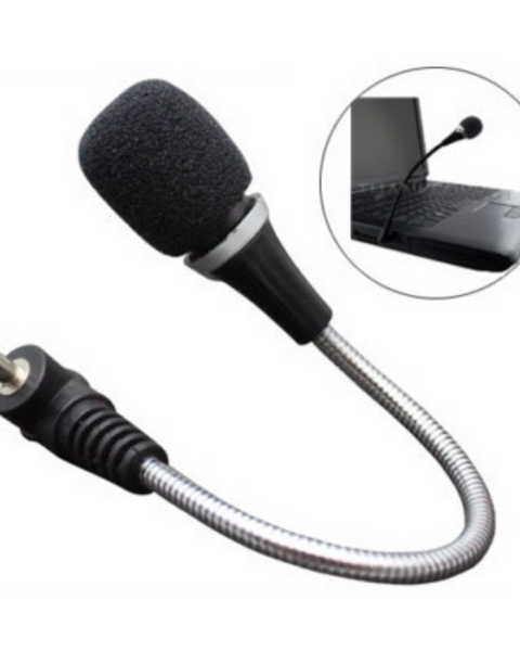 Mini 6 Inch Flex Microphone for Laptop or Tablet Voice Recognition