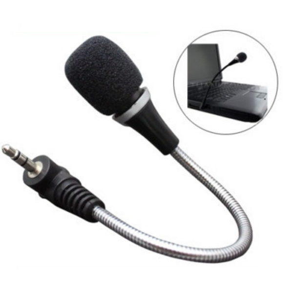 Mini micrófono flexible de 6 pulgadas para computadora portátil o tableta Reconocimiento de voz