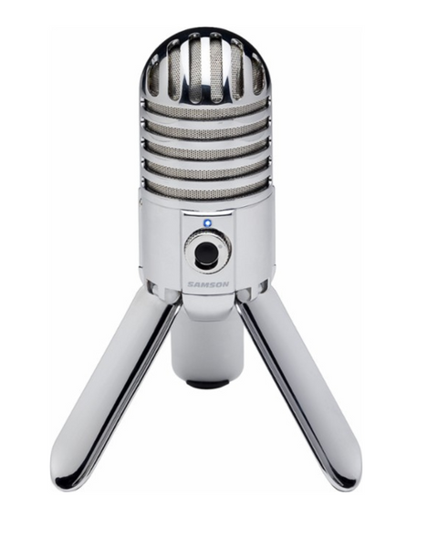 Meteor Mic USB Studio Condenser Microphone (Chrome) for Dragon