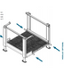 QRamp-Modul 10: Gerade Plattform 60&quot; x 60&quot;