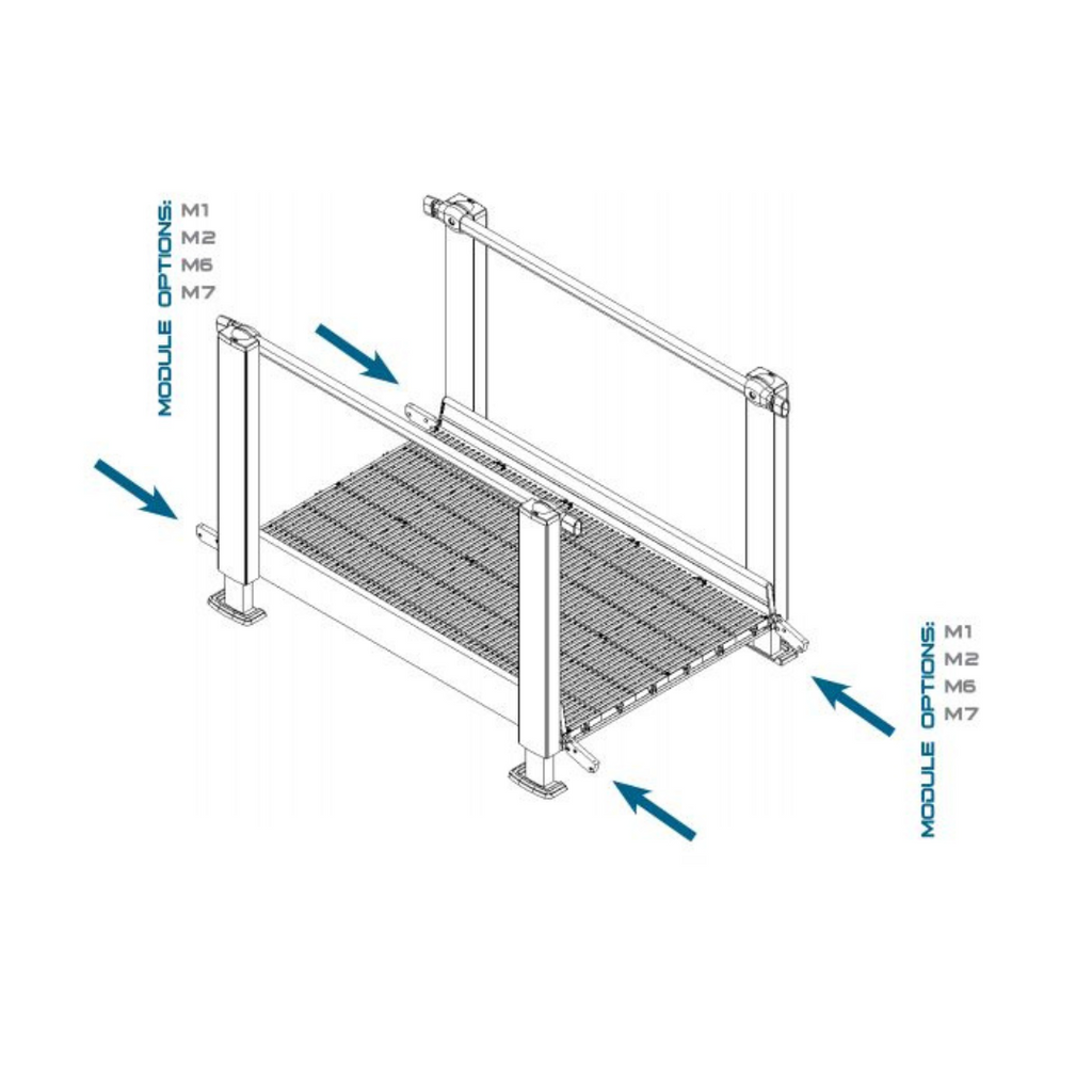 QRamp-Modul 5: 5' Gerade Plattform