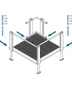 QRAMP -modul 8: 5 'x 5' 90 graders plattform