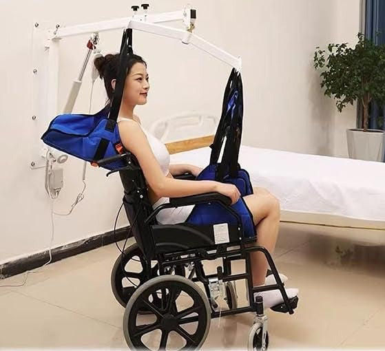 Wandmontierte elektrische Patientenhöhle, Patient Lift Rollstuhl, Last 330 Pfund, ältere Assistenzprodukte mit Spreiz (B)