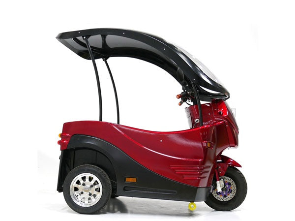 الرعاية الملكية لأول دراجة نارية كهربائية على كرسي متحرك eChariot للعرض والتسويق واختبار القيادة